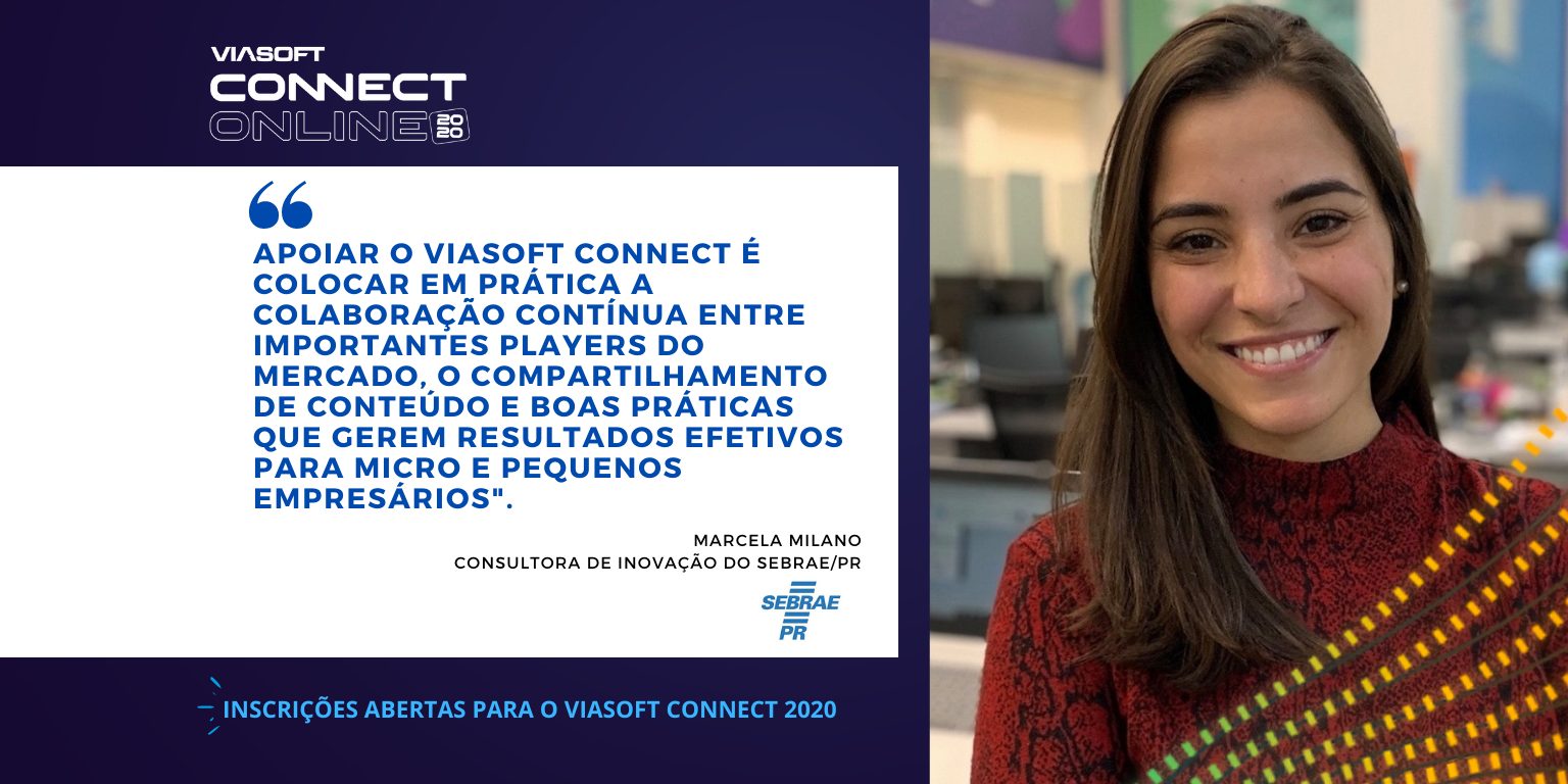 Democratizar a informação para micro e pequenos empreendedores é a missão do Sebrae/PR no Viasoft Connect 2020